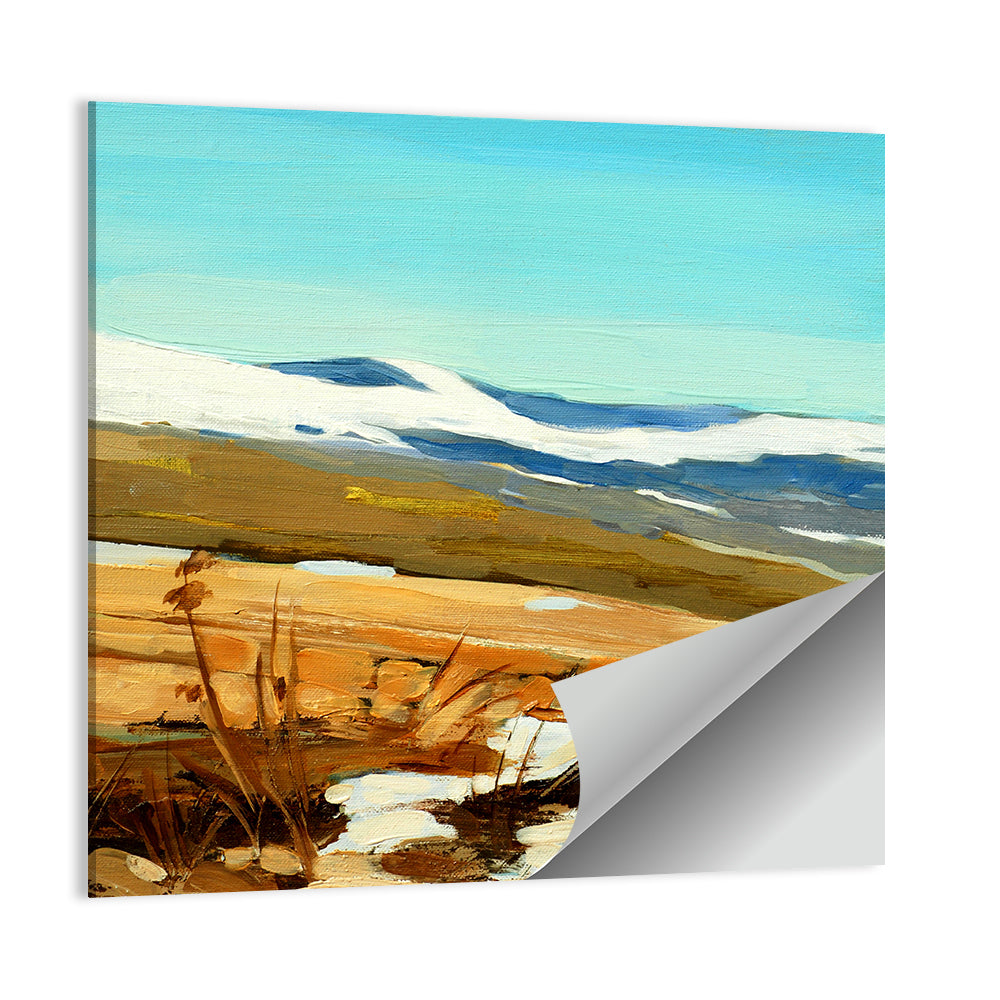 Spanish Mountain Abstract Wall Art