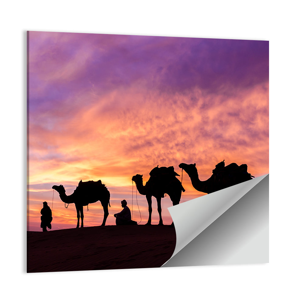Rajasthan Desert Sunset Wall Art