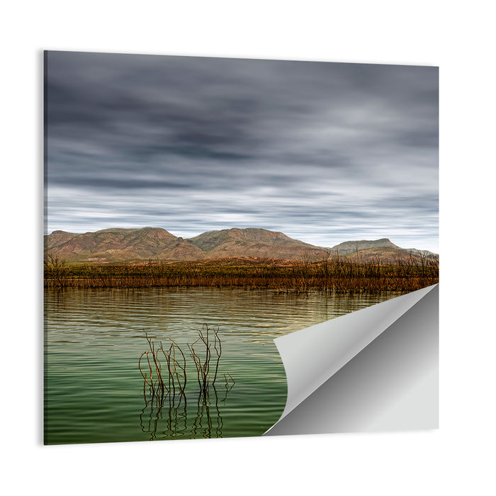 Roosevelt Lake Reflection Wall Art as a poster print