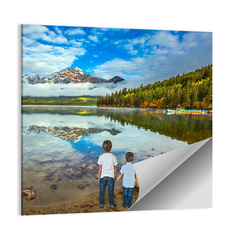 Pyramid Lake Reflection Wall Art