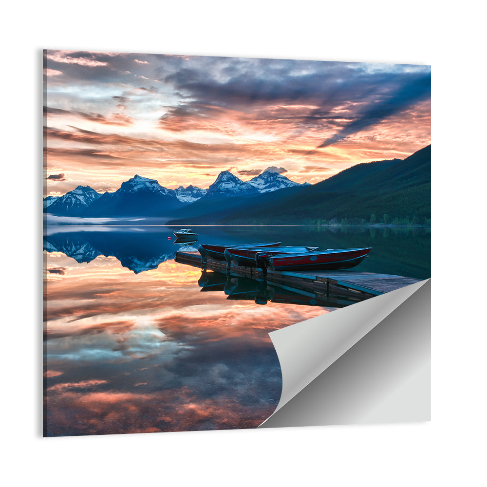 Lake Mcdonald Sunrise Wall Art