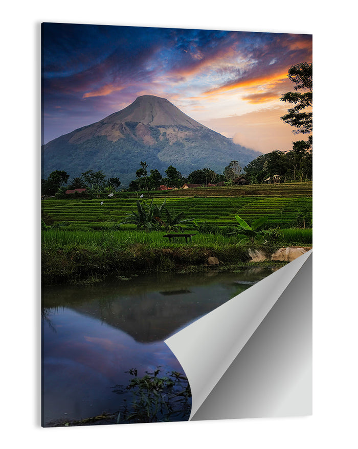 Mount Penanggungan Wall Art as a poster print