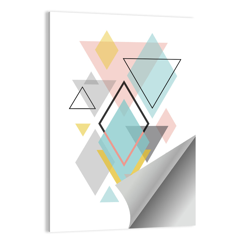 Scandinavian Geometric Study Wall Art