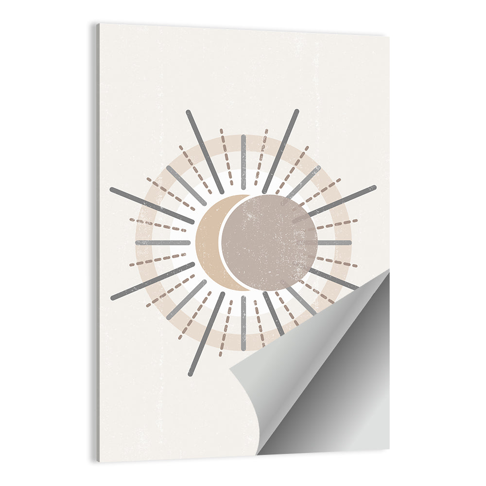 Sunburst Boho Minimalist Ii Wall Art