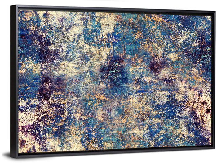 Brushstrokes Seamless Pattern Wall Art as a framed canvas