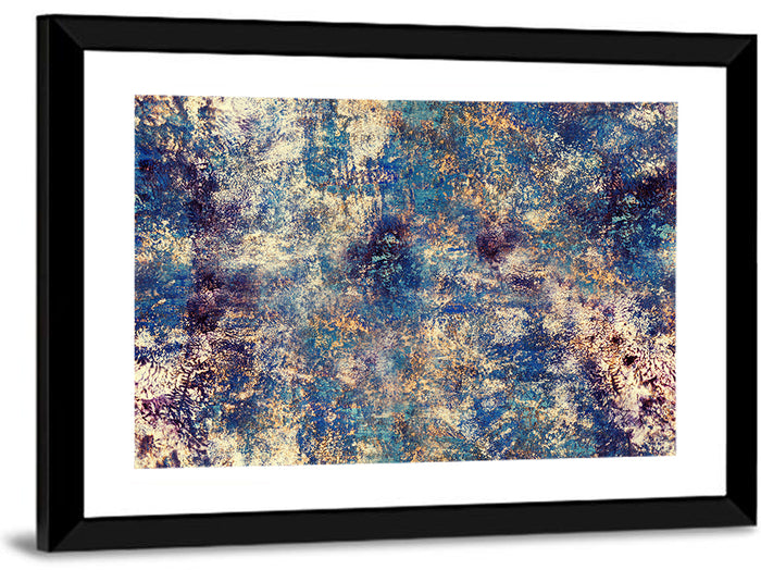 Brushstrokes Seamless Pattern Wall Art as a framed print
