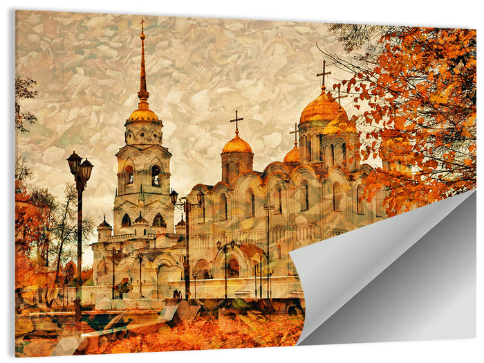 Dormition Cathedral Vladimir Wall Art as a poster print