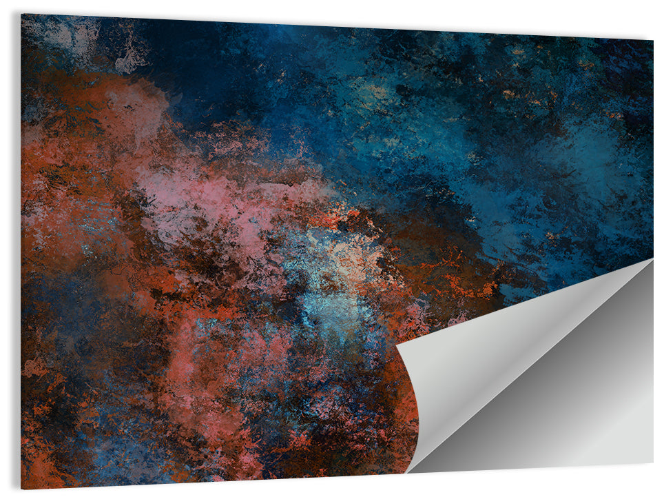 War to Take Over Abstract Wall Art