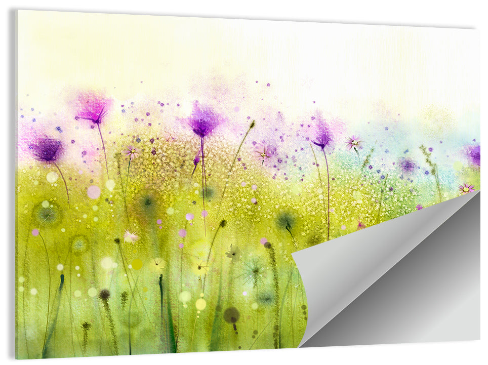 Cosmos Wildflower Meadow Wall Art