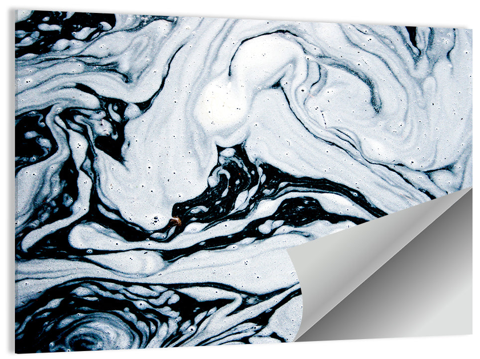 Foam Swirl Abstract Wall Art