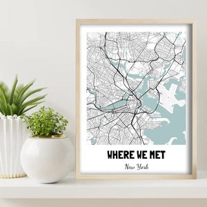 Where We Met Map