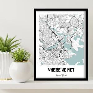 Where We Met Map