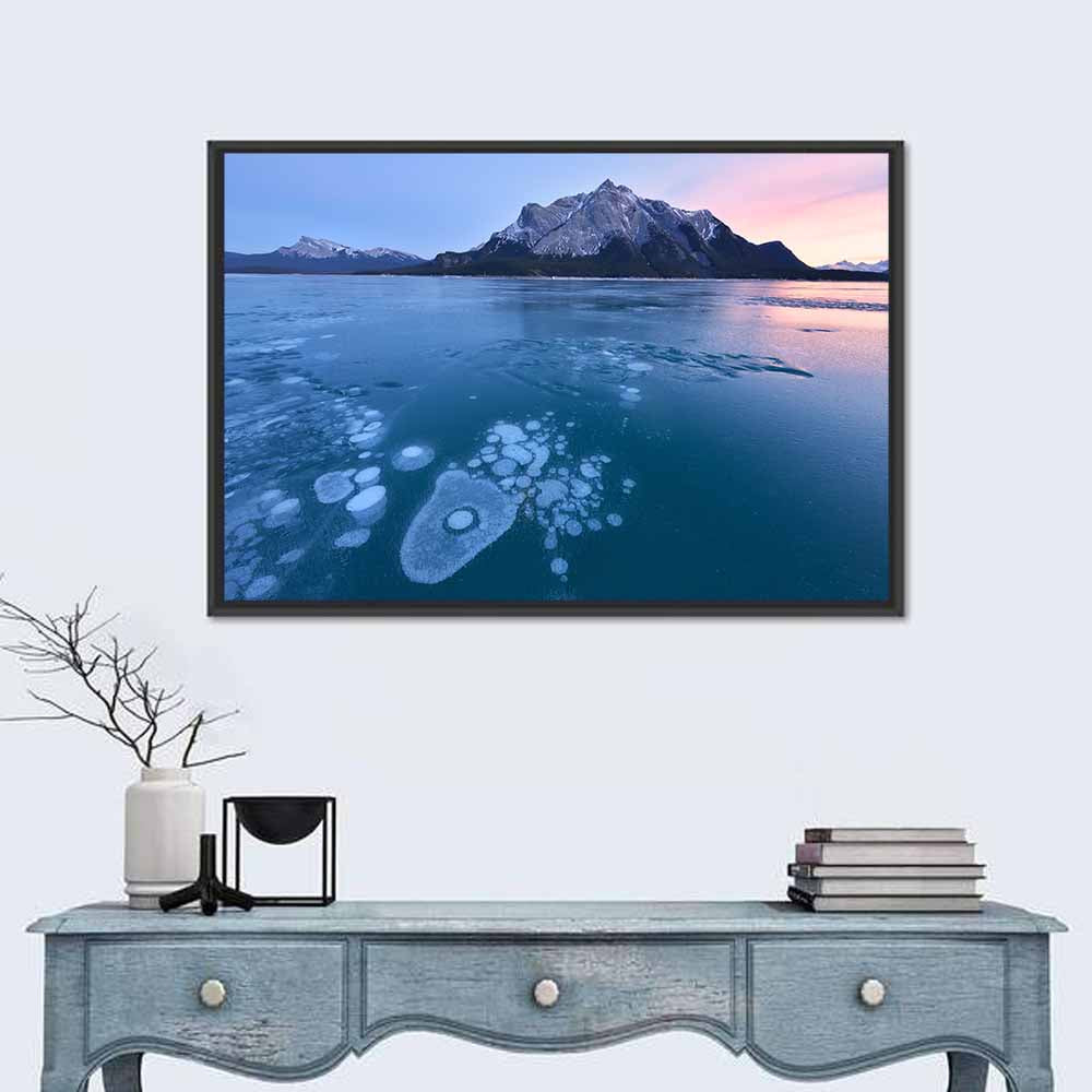 Abraham Lake Ice Bubbles Wall Art