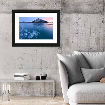 Abraham Lake Ice Bubbles Wall Art