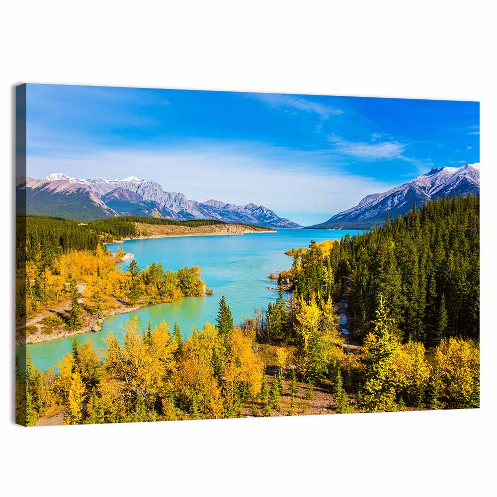 Abraham Lake Shoreline Wall Art