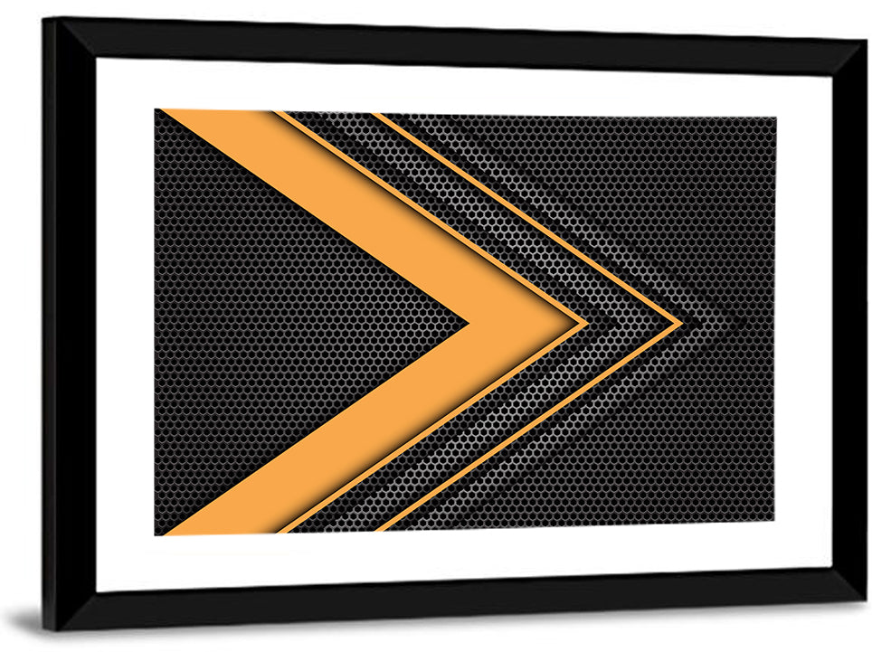 Layered Chevron Arrow Abstract Wall Art