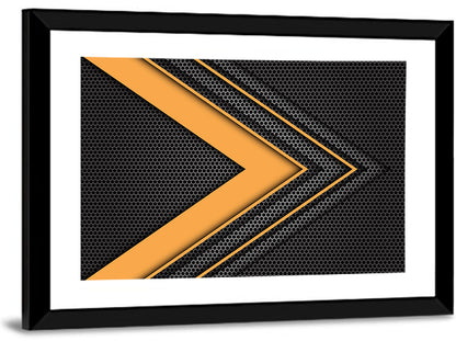Layered Chevron Arrow Abstract Wall Art