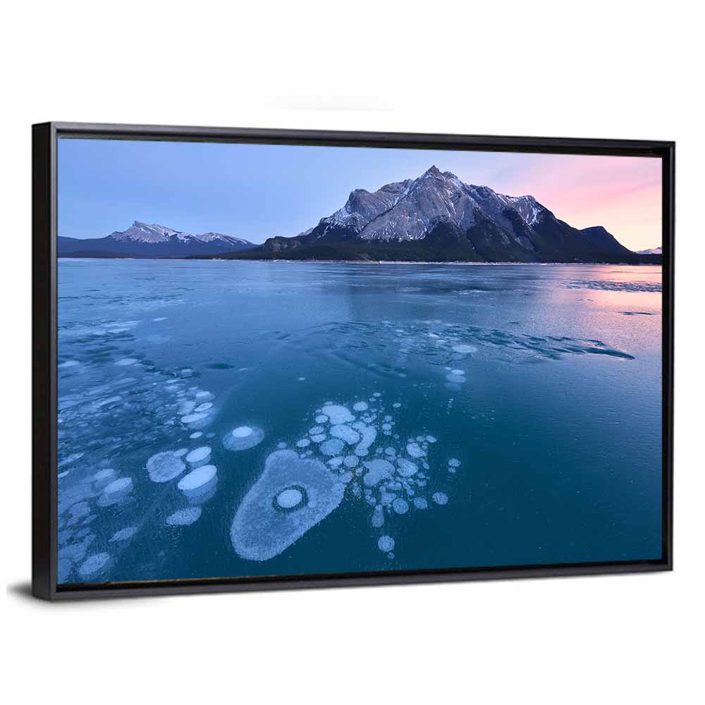 Abraham Lake Ice Bubbles Wall Art