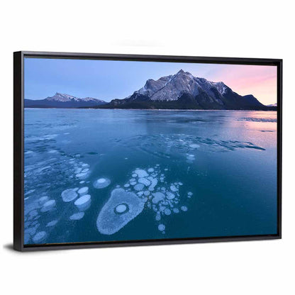 Abraham Lake Ice Bubbles Wall Art