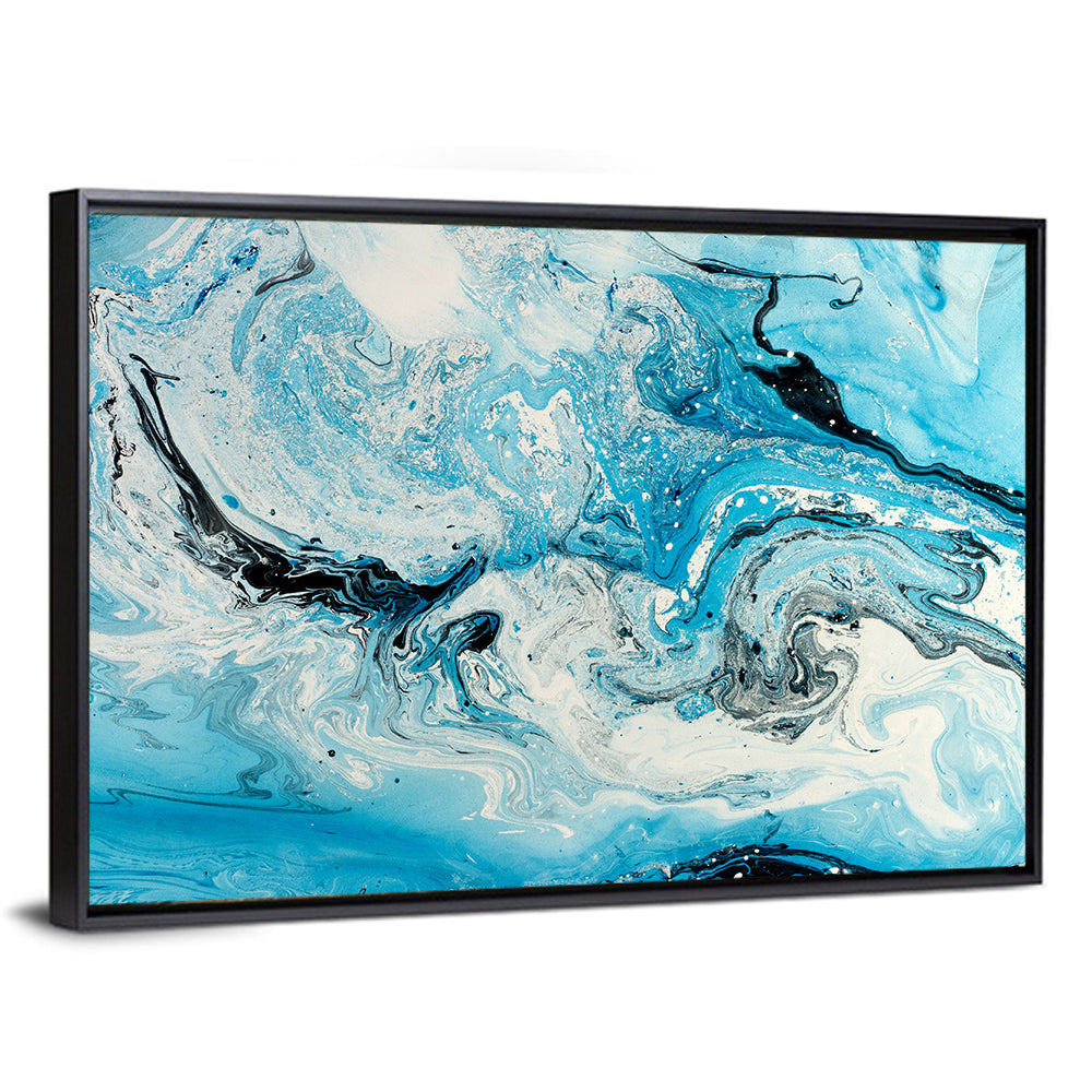 Marbled Ocean Swirl Wall Art