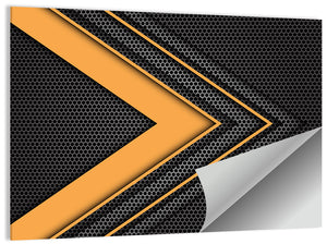 Arrow Speed Direction Abstract Wall Art