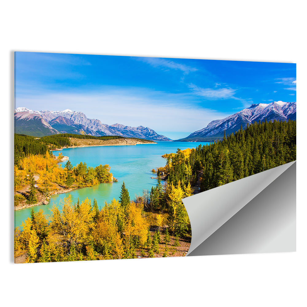 Abraham Lake Shoreline Wall Art