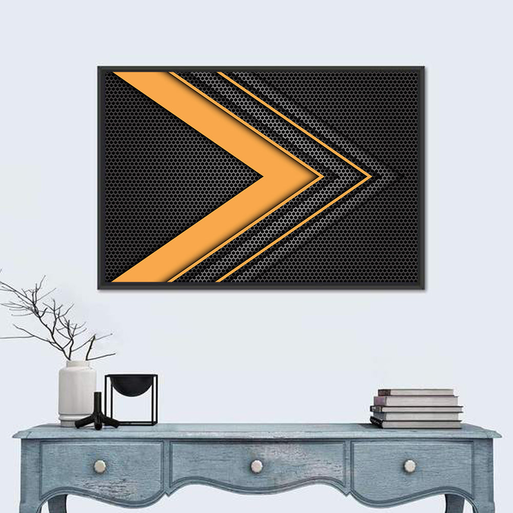 Layered Chevron Arrow Abstract Wall Art