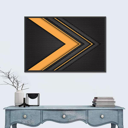 Layered Chevron Arrow Abstract Wall Art