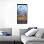 Textured Mountain Landscape Wall Art