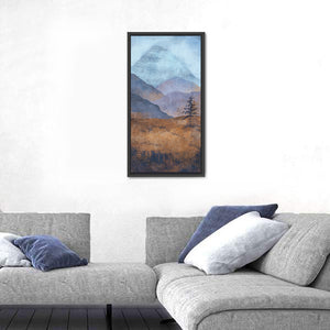 Textured Mountains Wall Art