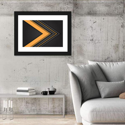Layered Chevron Arrow Abstract Wall Art