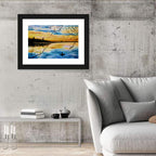Lovers in a Boat at Sunset Wall Art
