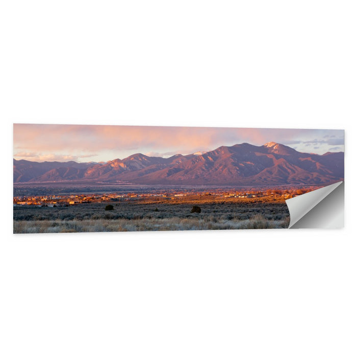 Taos Valley Sunset Wall Art as a poster print