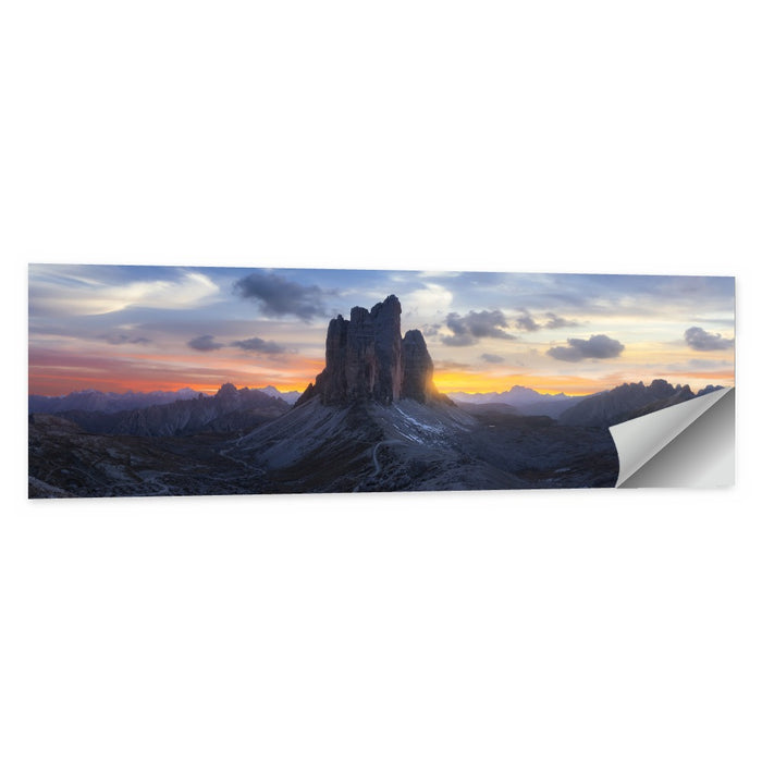 Tre Cime Di Lavaredo at Sunset Wall Art as a poster print