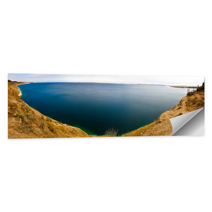 Lake Assad Cliffs, Syria Wall Art as a poster print