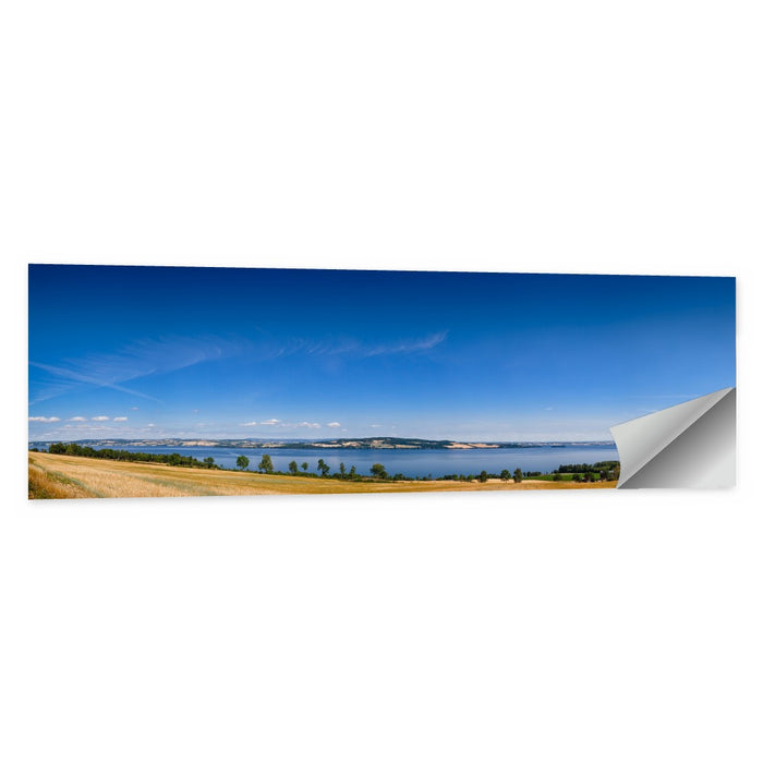 Lake Mjosa Summer View Wall Art as a poster print