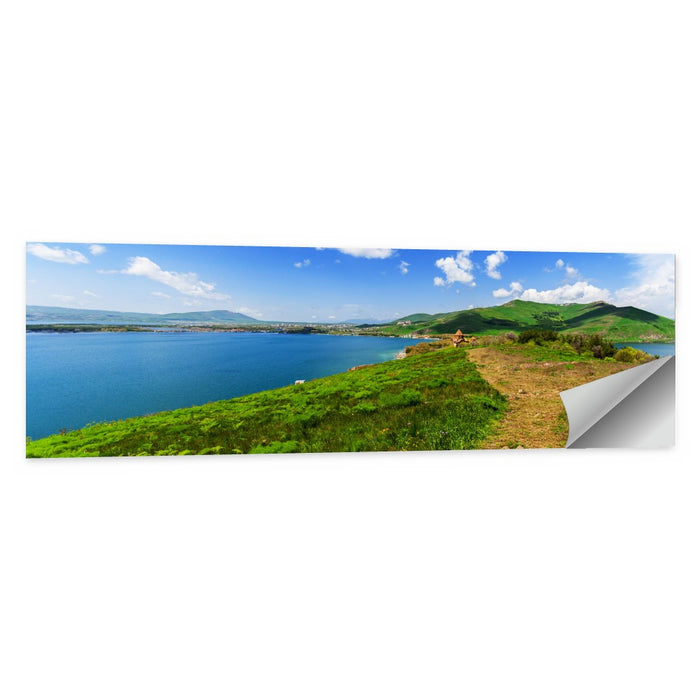 Sevanavank Monastery Above Lake Sevan Wall Art as a poster print