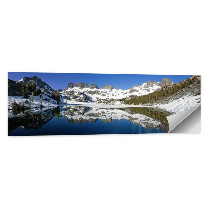 Mount Ritter Above Ediza Lake Wall Art as a poster print