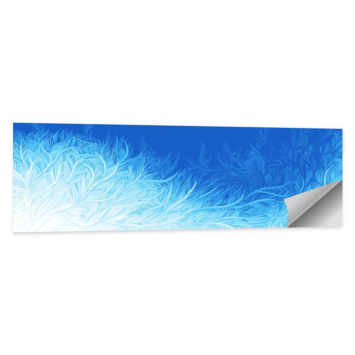 Curly Ice Crystals Wall Art as a poster print