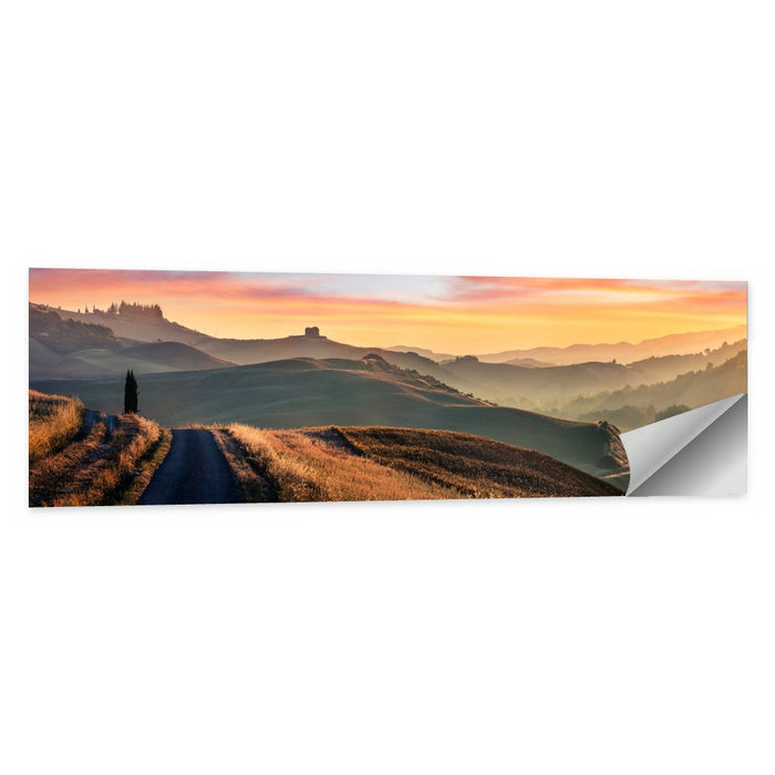 Country Road in Tuscany Wall Art as a poster print