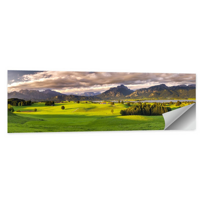Füssen Forggensee Alpine Lake Landscape Wall Art as a poster print