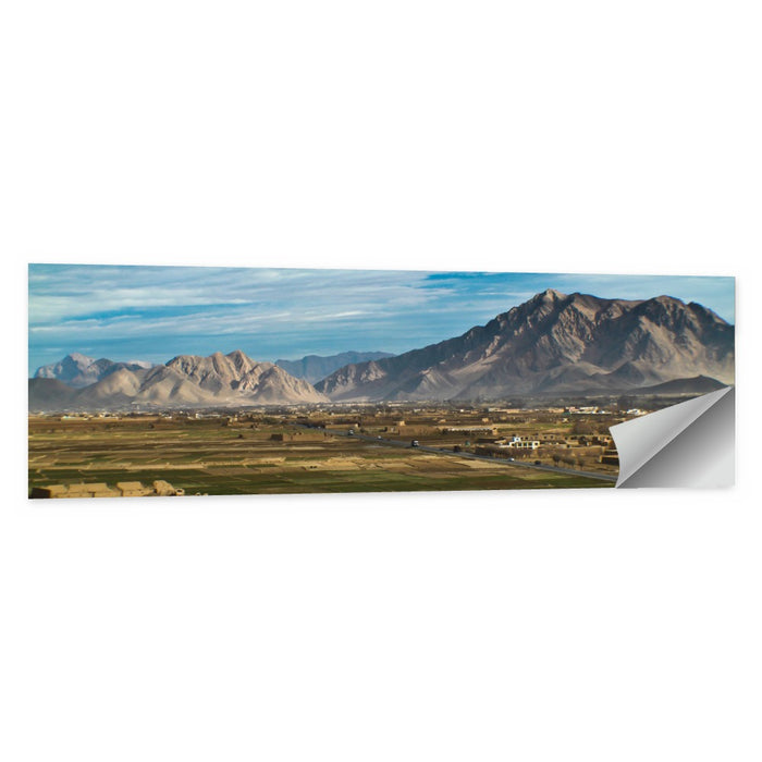 Patchwork Farmland Landscape Wall Art as a poster print