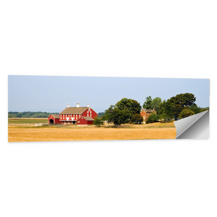 Gettysburg Farm Field Wall Art as a poster print