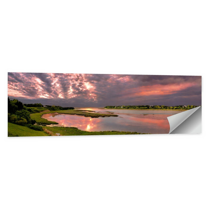 Cape Cod Cloudy Sunrise Wall Art as a poster print