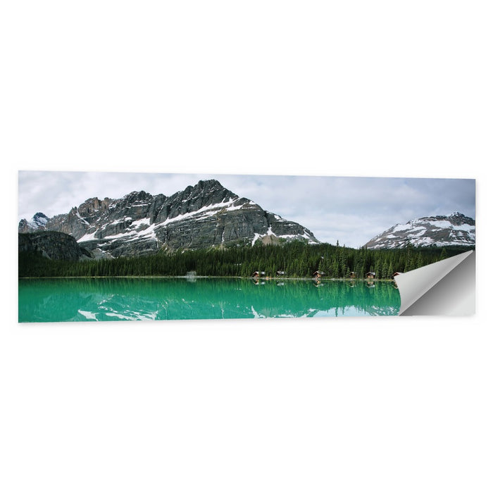 Lake Ohara Turquoise Reflection Wall Art as a poster print