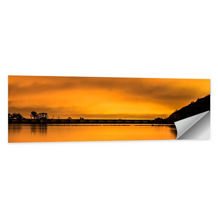 Lake Murray Sunset Wall Art as a poster print