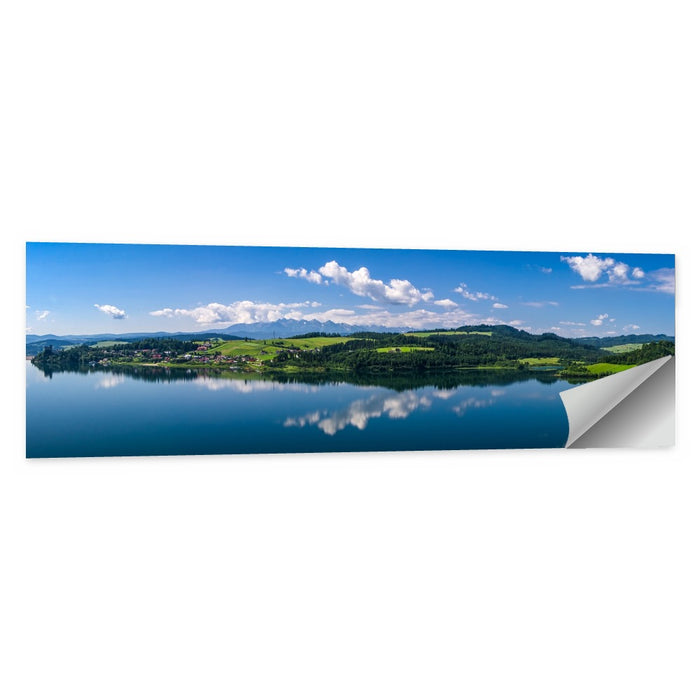 Lake Czorsztynskie Reflections Wall Art as a poster print