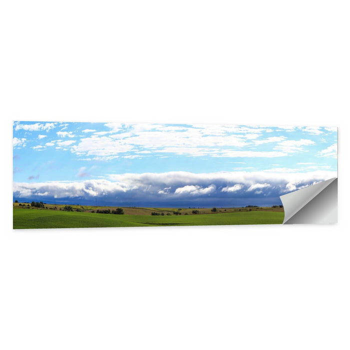 Storm Clouds Over Iowa Fields Wall Art as a poster print