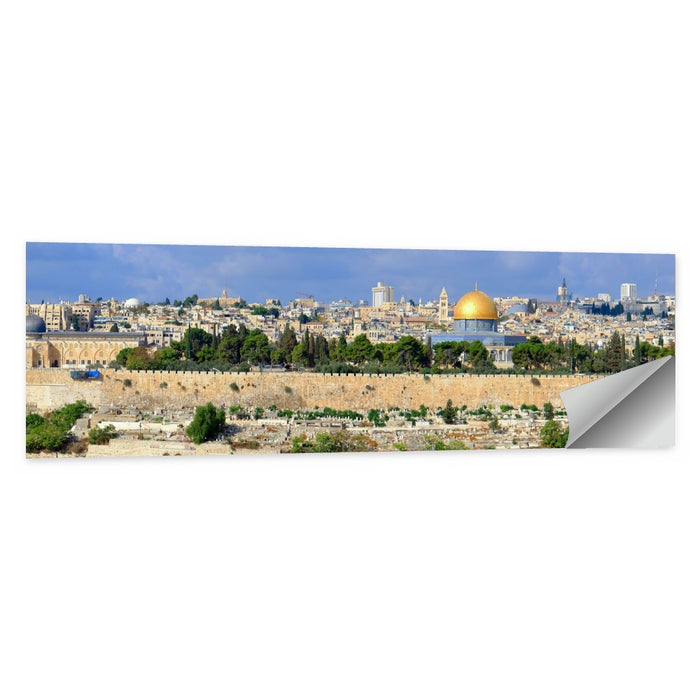 Jerusalem Old City View Wall Art as a poster print