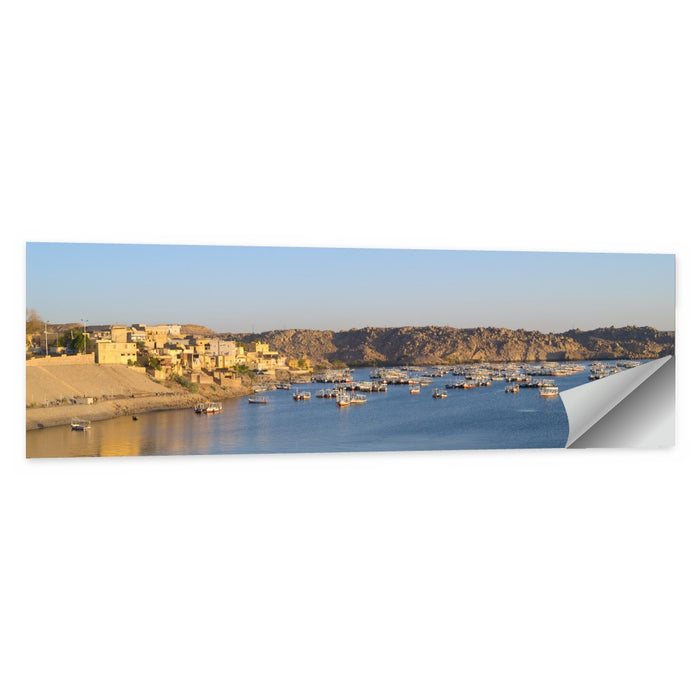 Lake Nasser Harbor View Wall Art as a poster print